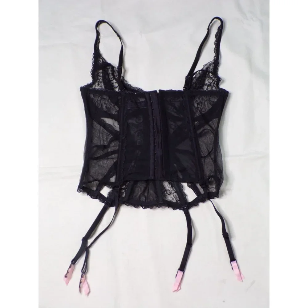 Victoria's Secret Bustier Garter 36D & Mapale Nightie M/L - Picture 8 of 10